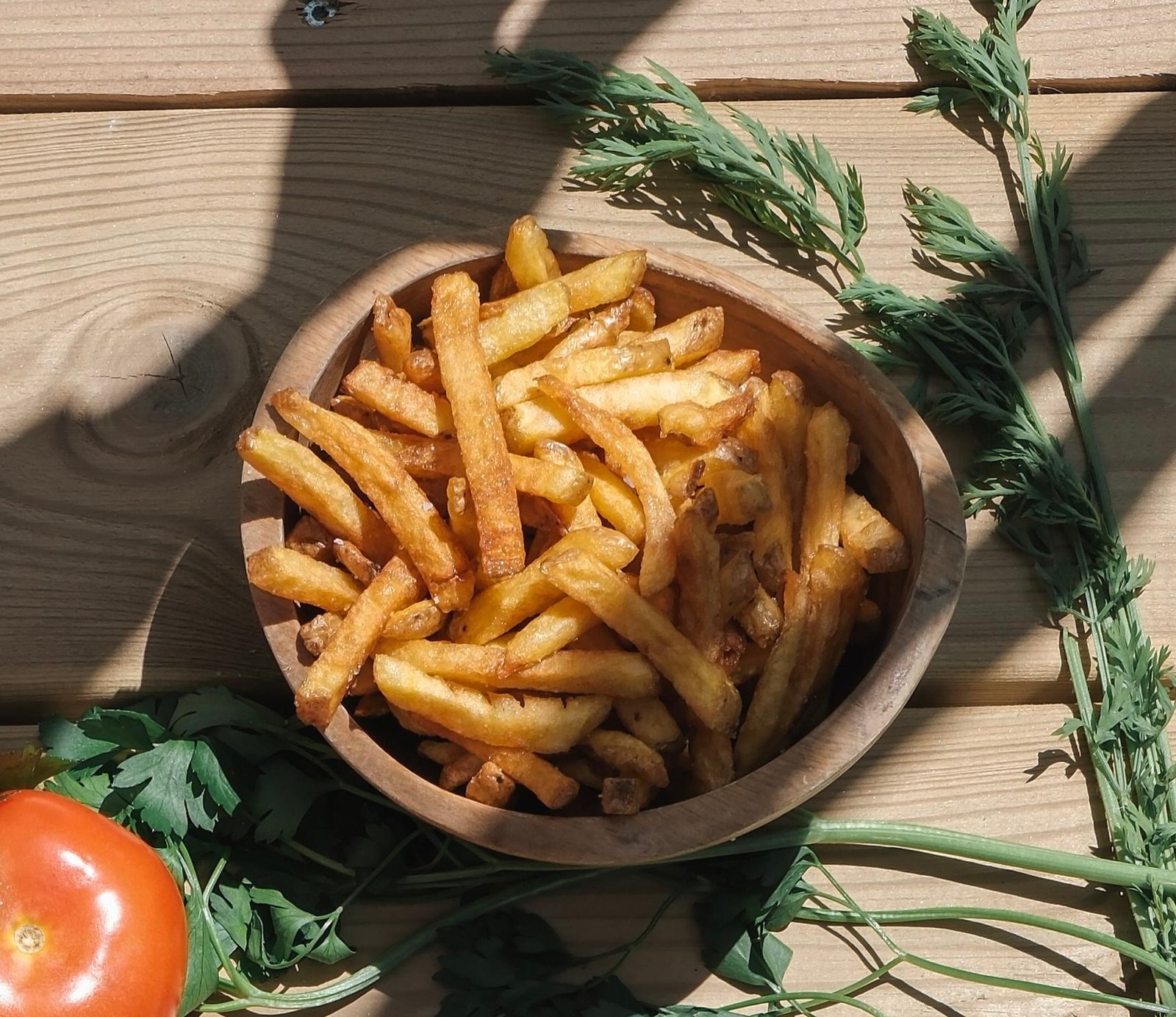 Assiette de frites maison