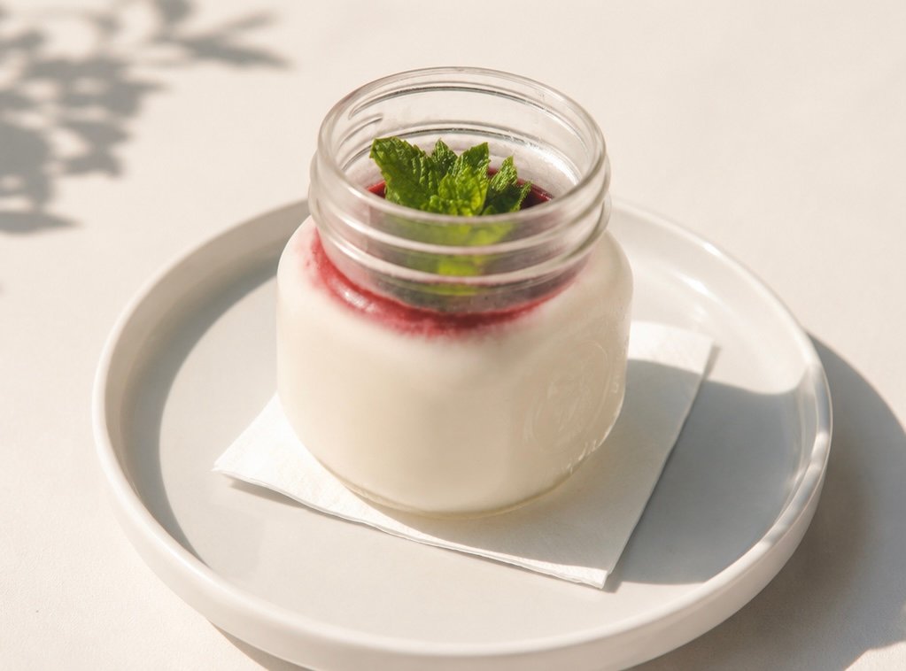 Panna cotta chocolat blanc maison